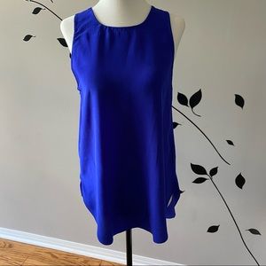 Aritzia Wilfred silk open back tank top